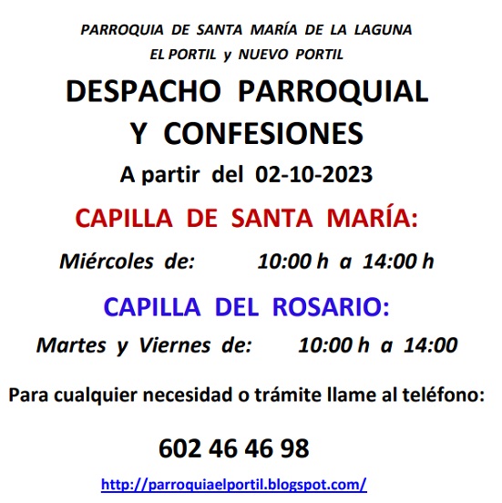 Despacho parroquial