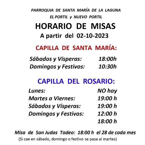 Horario de_Misas_a_partir_del_02-10-2023